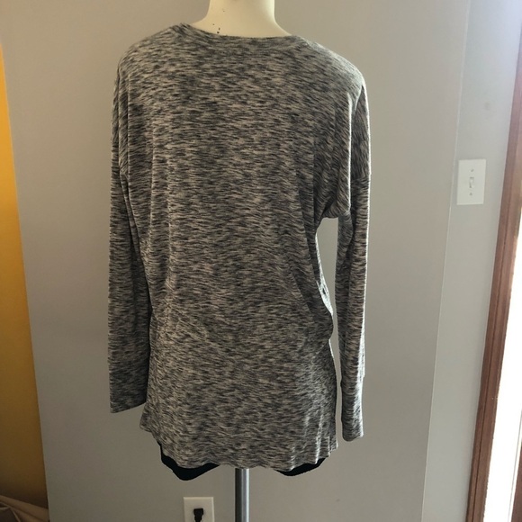 Eddie Bauer Dark Grey Heather Long Sleeve Top Small - Picture 2 of 7